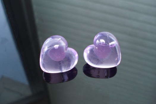 HeartBubbleEarringsPink-2