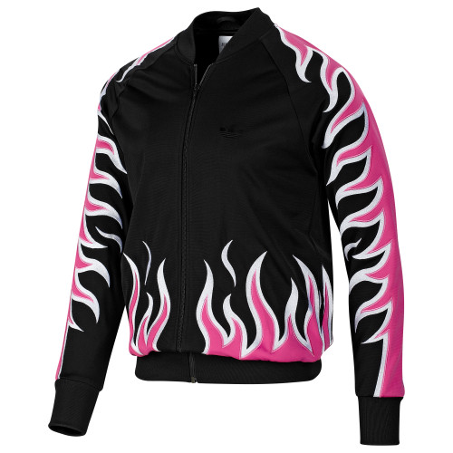 JEREMY SCOTT FLAMES TRACK TOP $180