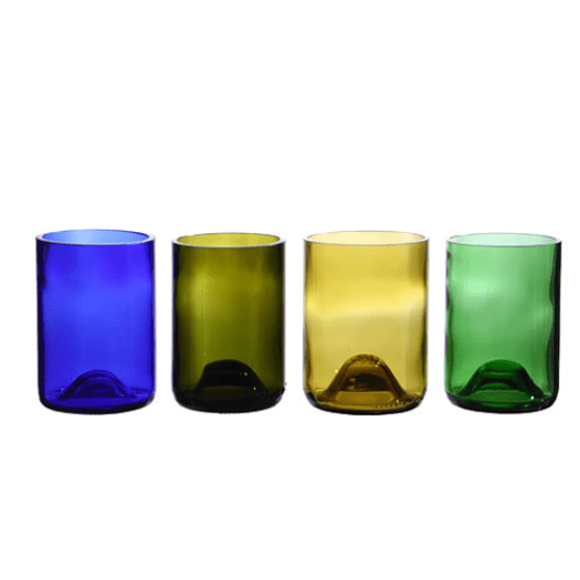 Oenophilia Recycled Wine Bottle Tumblers, $20 for set of four